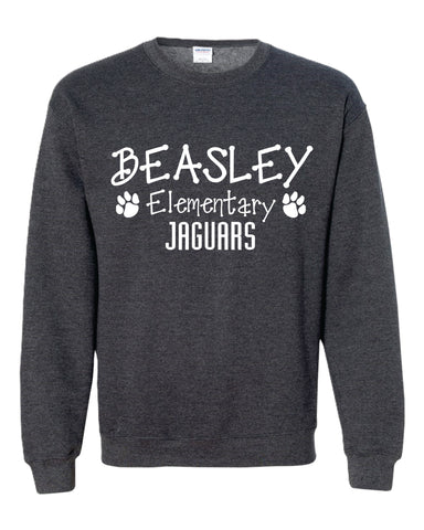 Beasley Elementary Black Heather Crewneck Sweatshirt