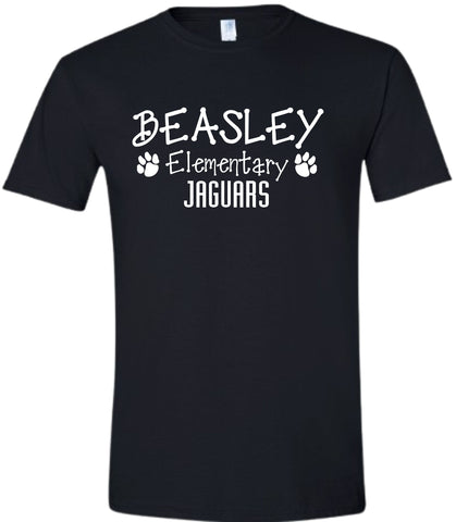 Beasley Elementary Black Gildan Soft Style T-shirt