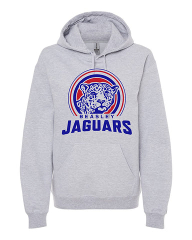 Beasley Elementary Hooded Sweatshirt Grey Gildan Soft Style Midweight
