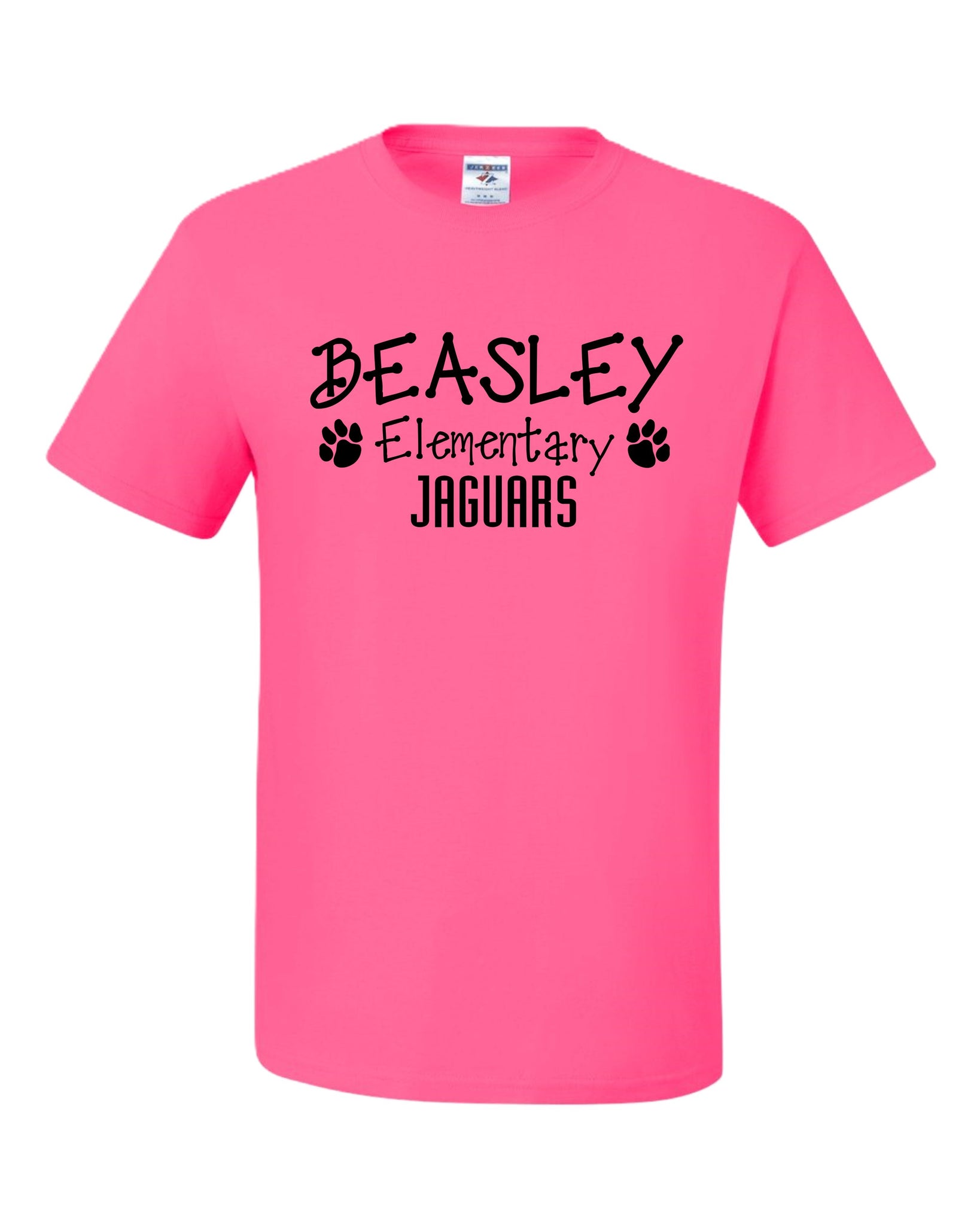 Beasley Elementary NEON PINK T-shirt