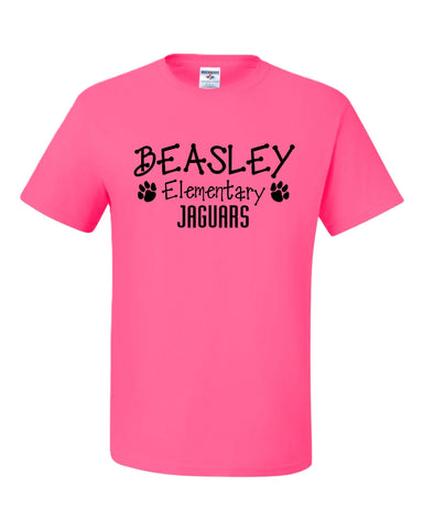 Beasley Elementary NEON PINK T-shirt
