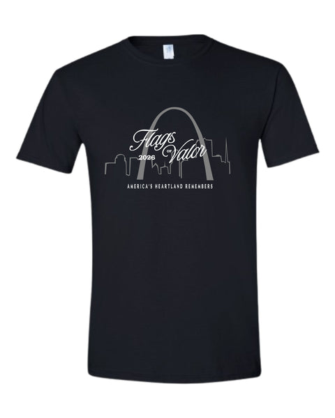 Flags of Valor 2026 short sleeve t-shirt Arch