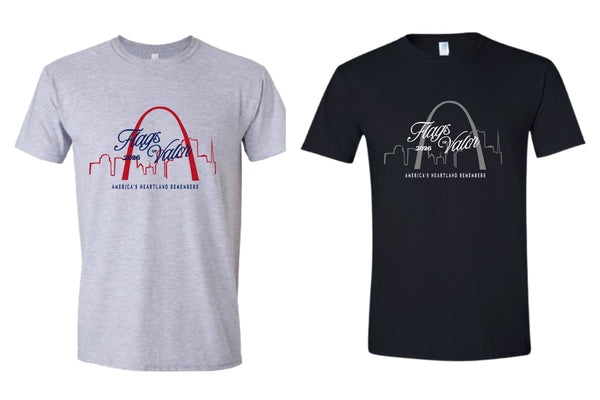 Flags of Valor 2026 short sleeve t-shirt Arch