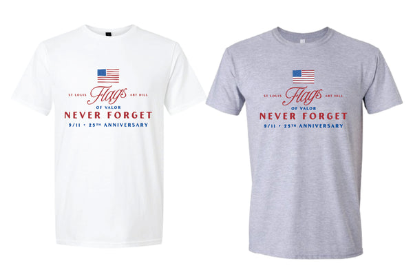 Flags of Valor 2026 short sleeve t-shirt white
