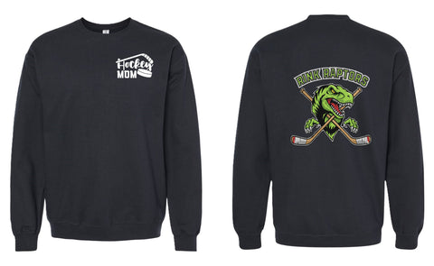 Raptors sweatshirt Hockey Mom two sides printed