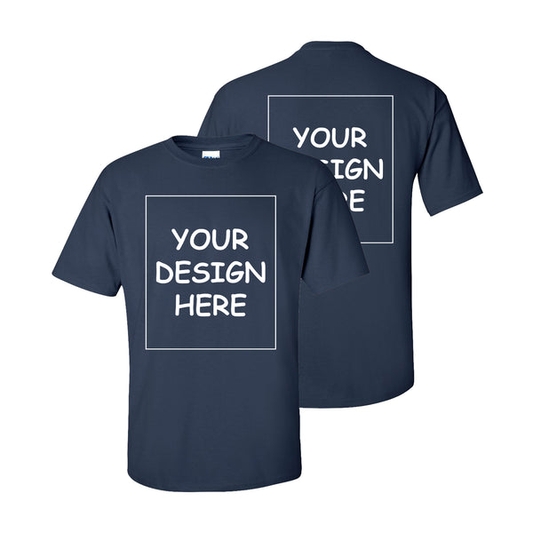Custom T-Shirt Short Sleeve Single Two Side Print